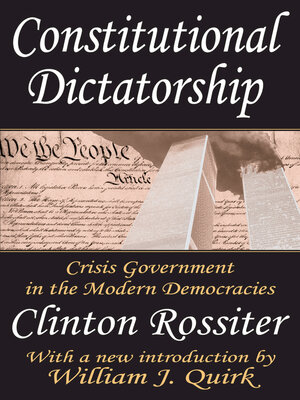 cover image of Constitutional Dictatorship